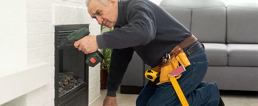 New Indoor Fireplace Installation in Leisure City, Florida
