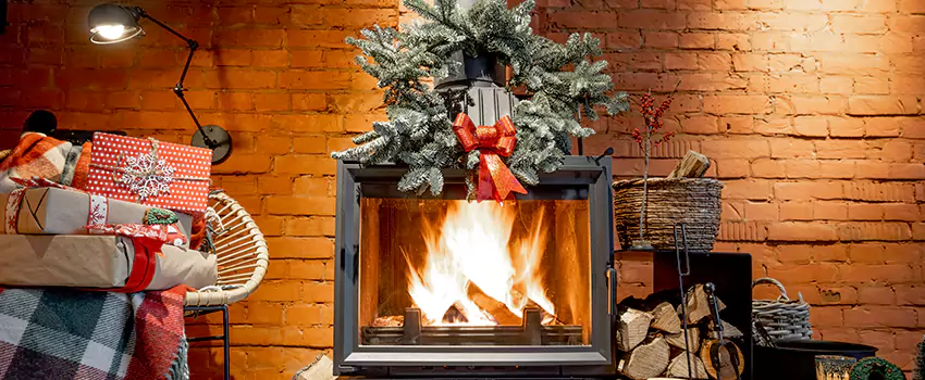 Travis Industries Linear Gas Fireplace Installation in Leisure City, Florida